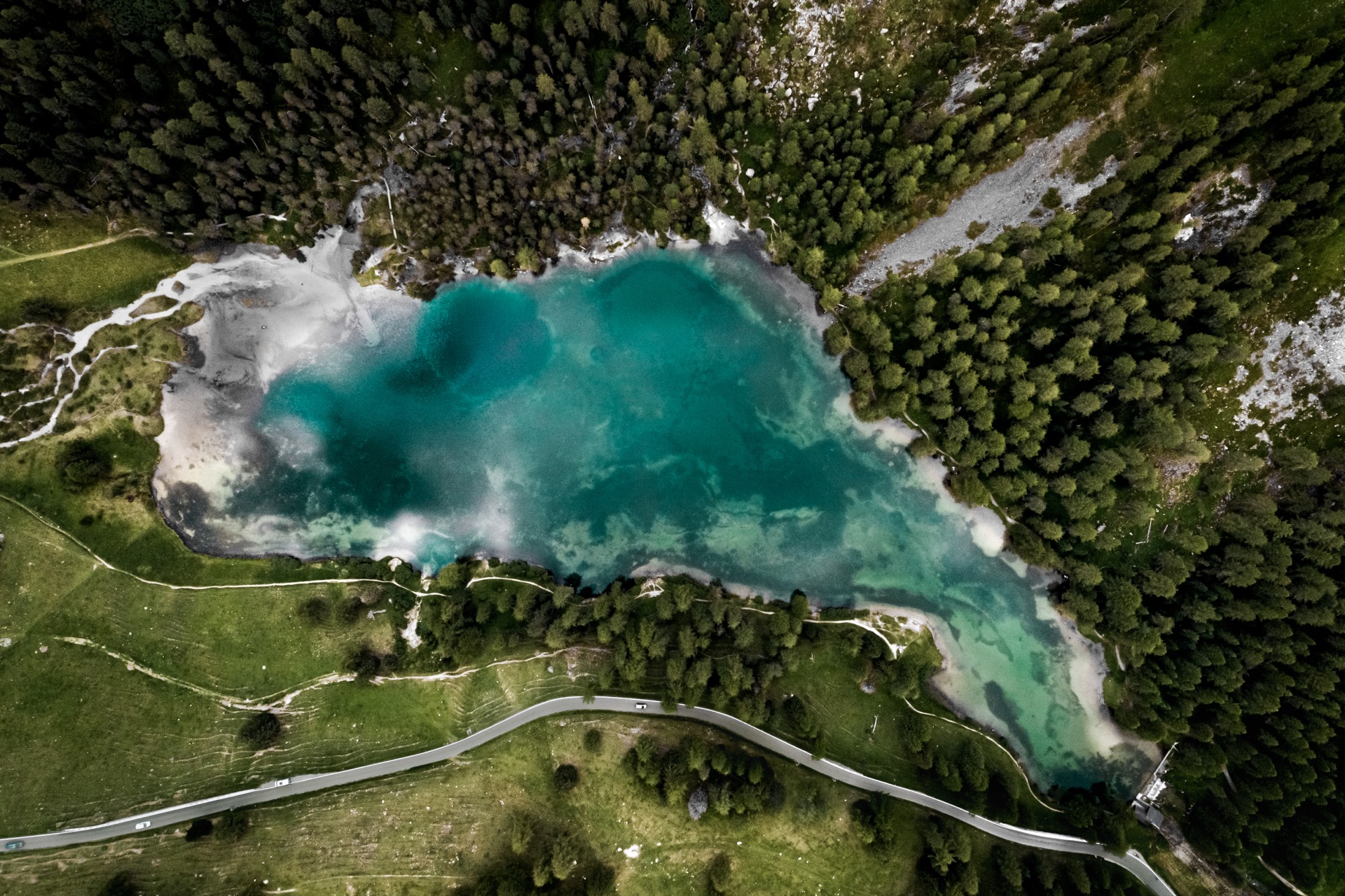 Evening mood at the lake, Switzerland